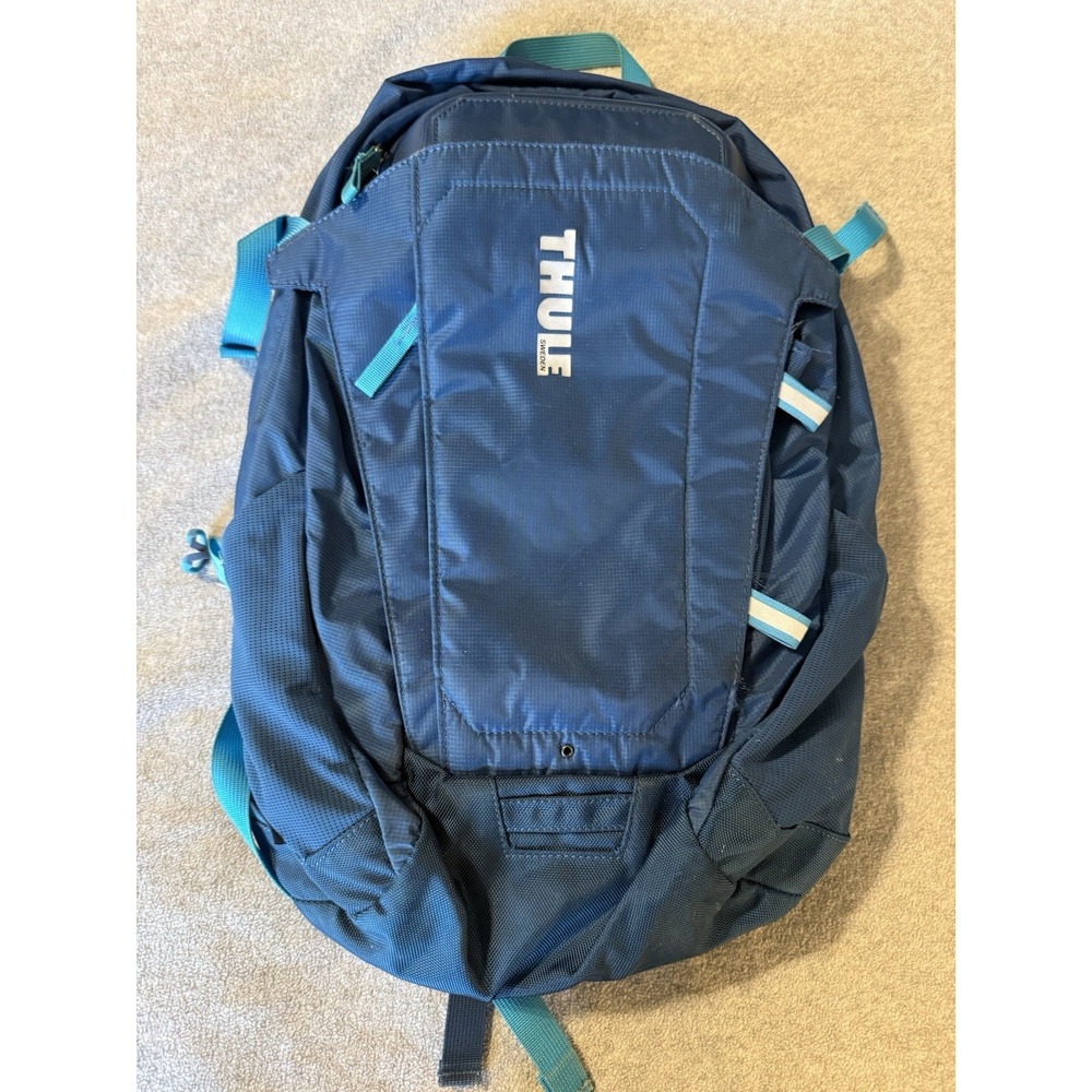 THULE EnRoute Triumph 2 Daypack Backpack Blue Hard Case 21L Laptop Hiking Travel